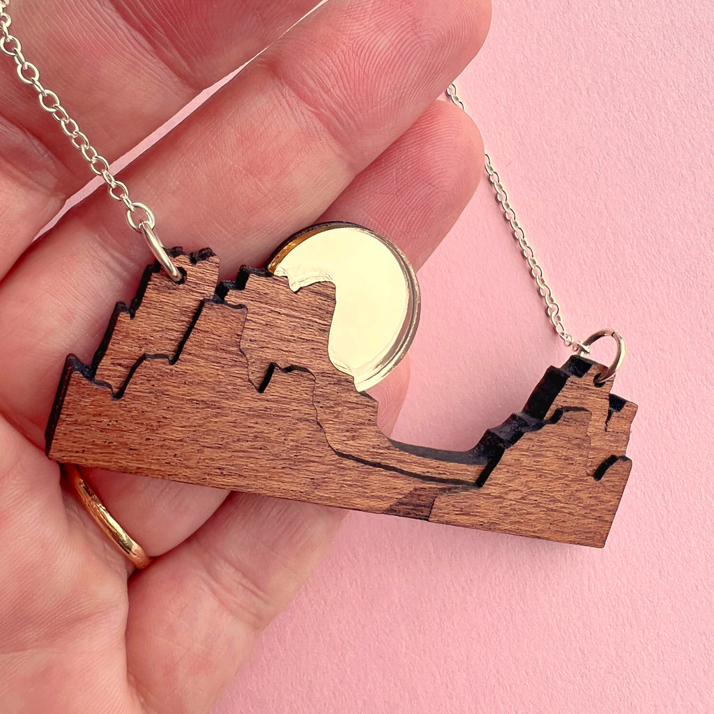 Monument Valley Sunset Necklace - Tiny Scenic