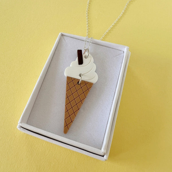 Soft Serve '99 Ice Cream Necklace – Tiny Scenic