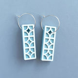 Breeze Block Drop Earrings, 8 colour options