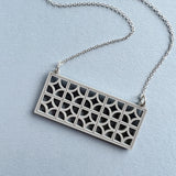 Breeze Block Wall Necklace - 5 Colour Options