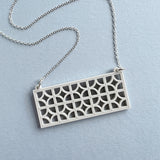 Breeze Block Wall Necklace - 5 Colour Options