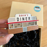 Personalised Miniature Diner Ornament