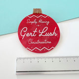 SSF SAMPLE: Large Christmas Bauble Brooch