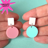 SSF SAMPLE: Mismatched Dot Earrings