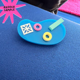 SSF SAMPLE: Swimming Pool Brooch with Floats