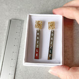 SSF SAMPLE: 'Razzle Dazzle' Earrings