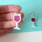 SSF SAMPLE: Wine Glass Earrings