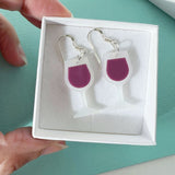 SSF SAMPLE: Wine Glass Earrings