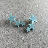 Star Trio Collar Pins – Set of 2 - Various Colours