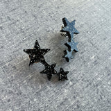 Star Trio Collar Pins – Set of 2 - Various Colours