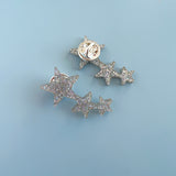 Star Trio Collar Pins – Set of 2 - Various Colours