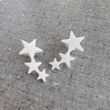 Star Trio Collar Pins – Set of 2 - Various Colours