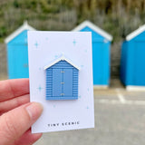Beach Hut Pin