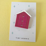 Beach Hut Pin