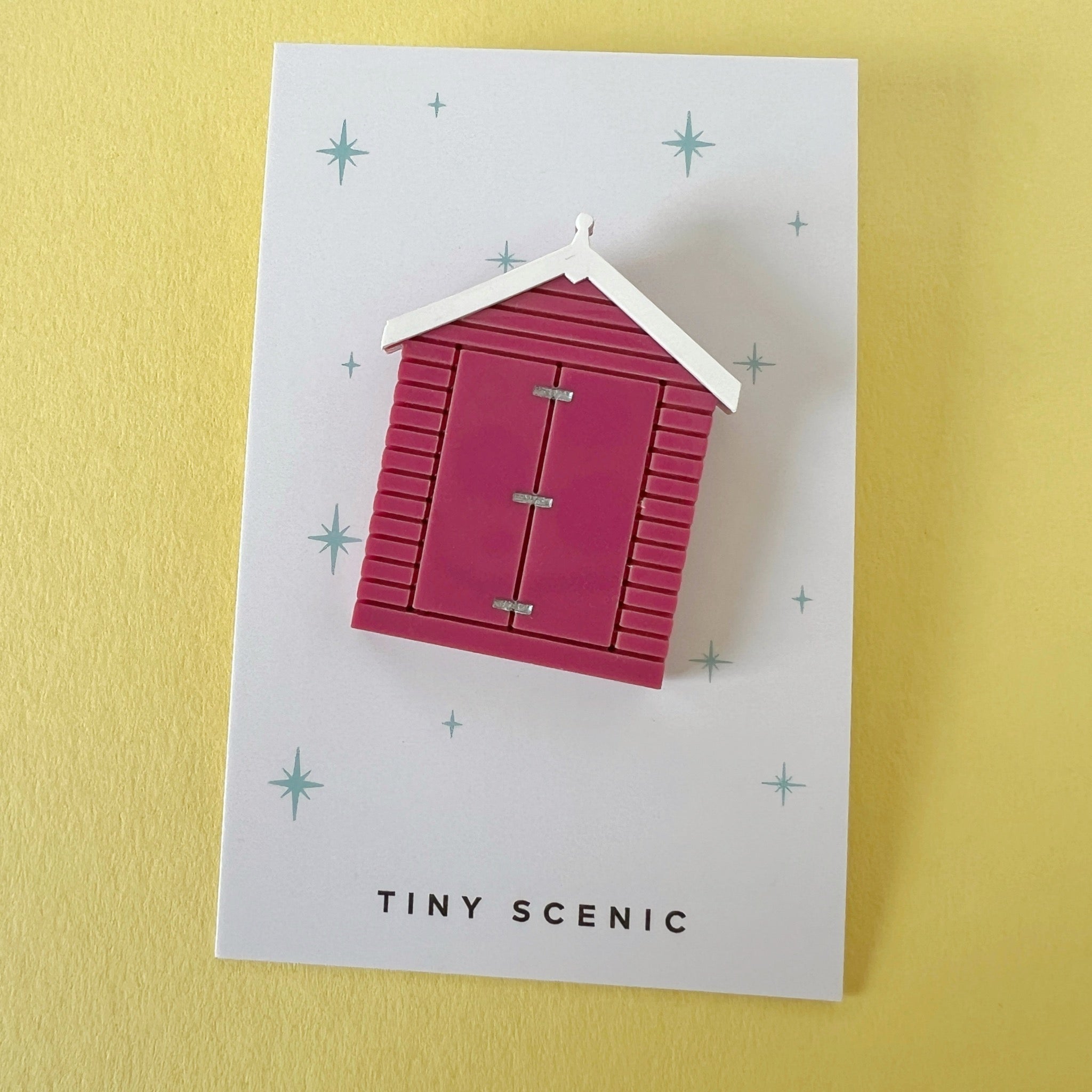 Beach Hut Pin