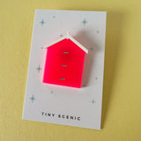 Beach Hut Pin