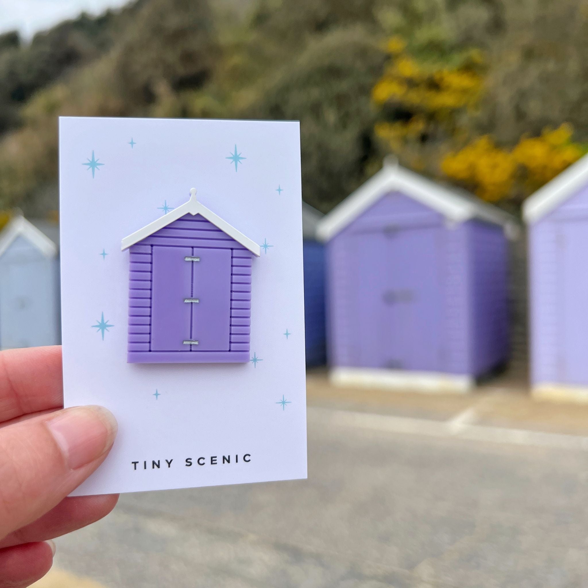 Beach Hut Pin