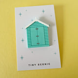 Beach Hut Pin