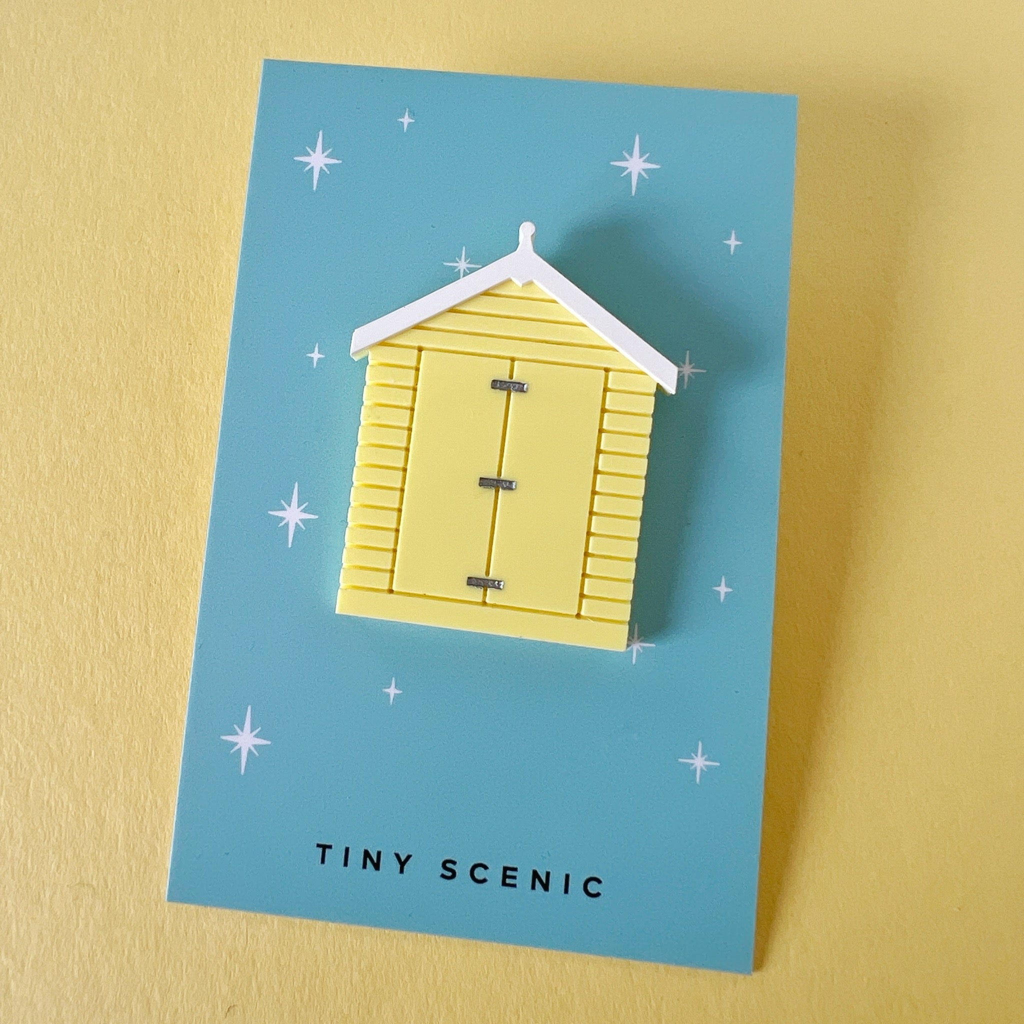 Beach Hut Pin