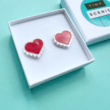 Retro Heart-shaped Stud Earrings