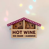 Hot Wine Hut Brooch