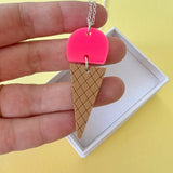 Ice Cream Cone Necklace