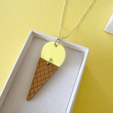 Ice Cream Cone Necklace