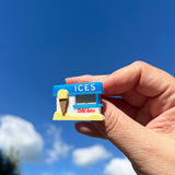 Ice Cream Kiosk Brooch