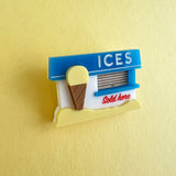 Ice Cream Kiosk Brooch