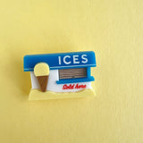Ice Cream Kiosk Brooch
