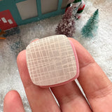 Double-layer MCM Pebble Brooch - Various Colours