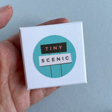 Breeze Block Pin - Leaf Pattern, Brights