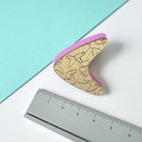 SSF SAMPLE: Double Layered Boomerang Brooch