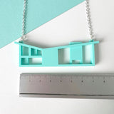 SSF SAMPLE: Mint House Necklace (**PLATED Chain)