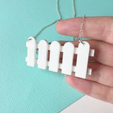 SSF SECOND: Acrylic Picket Fence Necklace