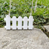 SSF SECOND: Acrylic Picket Fence Necklace
