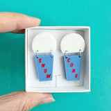 SSF SAMPLE: 'Snow Cone' Earrings