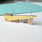 SSF SAMPLE: House necklace with Yellow Roof