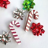 Candy Cane Brooch - Pink or Red