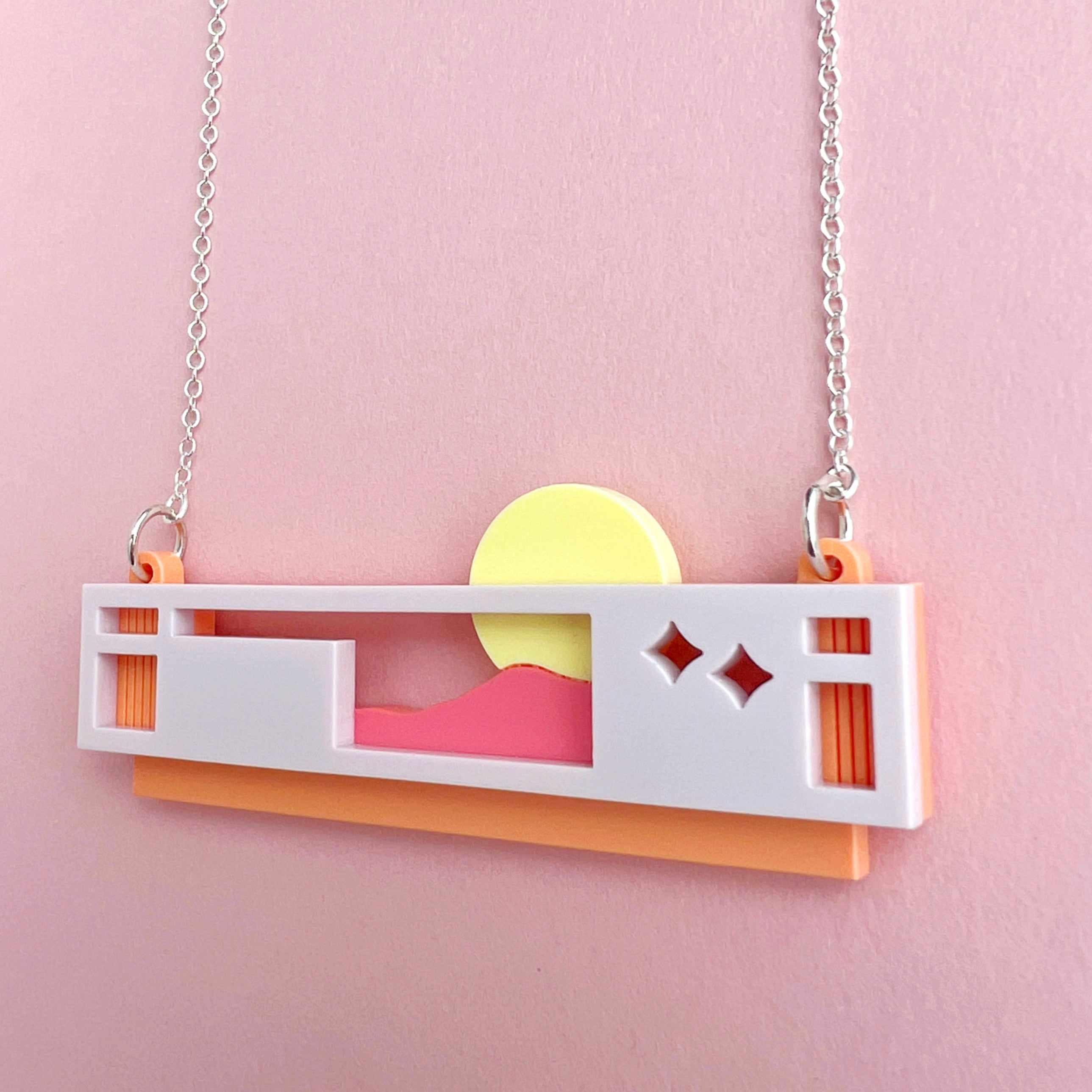 Sunset House Necklace –  Two colour options