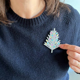 Glittery Christmas Tree Brooch