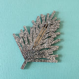 Glittery Christmas Tree Brooch
