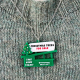 'Christmas Trees' Roadside Pop-up Kiosk - Necklace