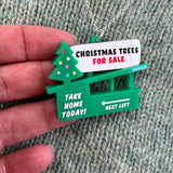 'Christmas Trees' Roadside Pop-up Kiosk - Necklace