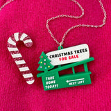 'Christmas Trees' Roadside Pop-up Kiosk - Necklace