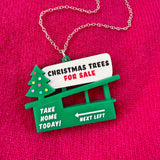 'Christmas Trees' Roadside Pop-up Kiosk - Necklace