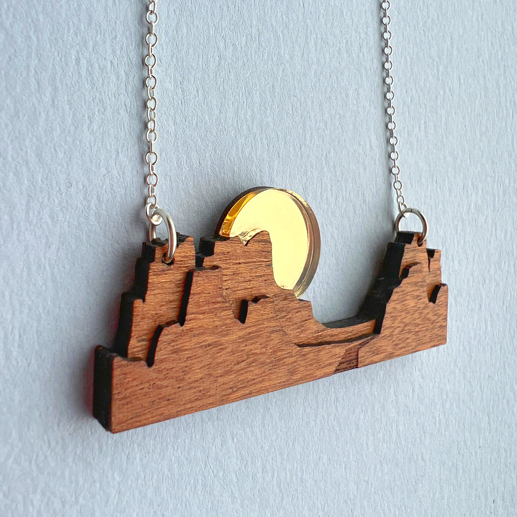 Monument Valley Sunset Necklace - Tiny Scenic