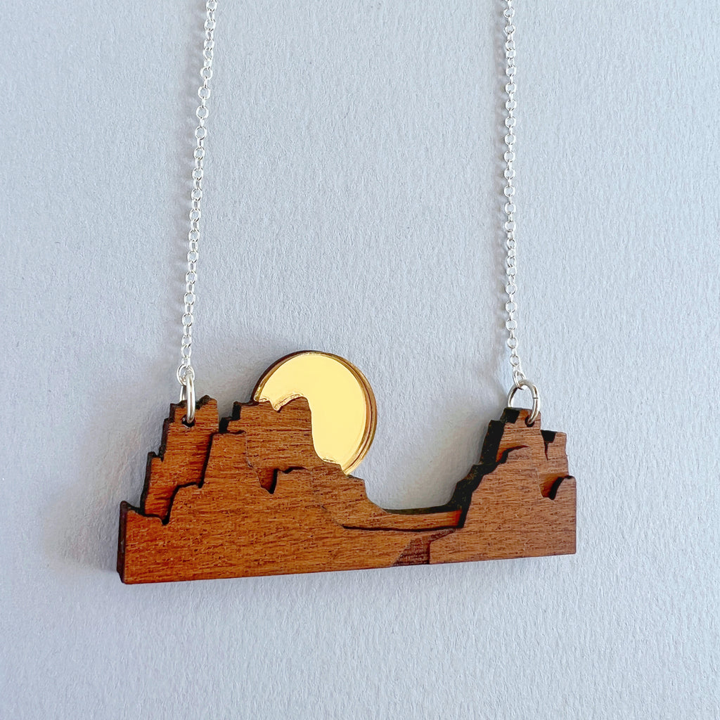 Monument Valley Sunset Necklace - Tiny Scenic