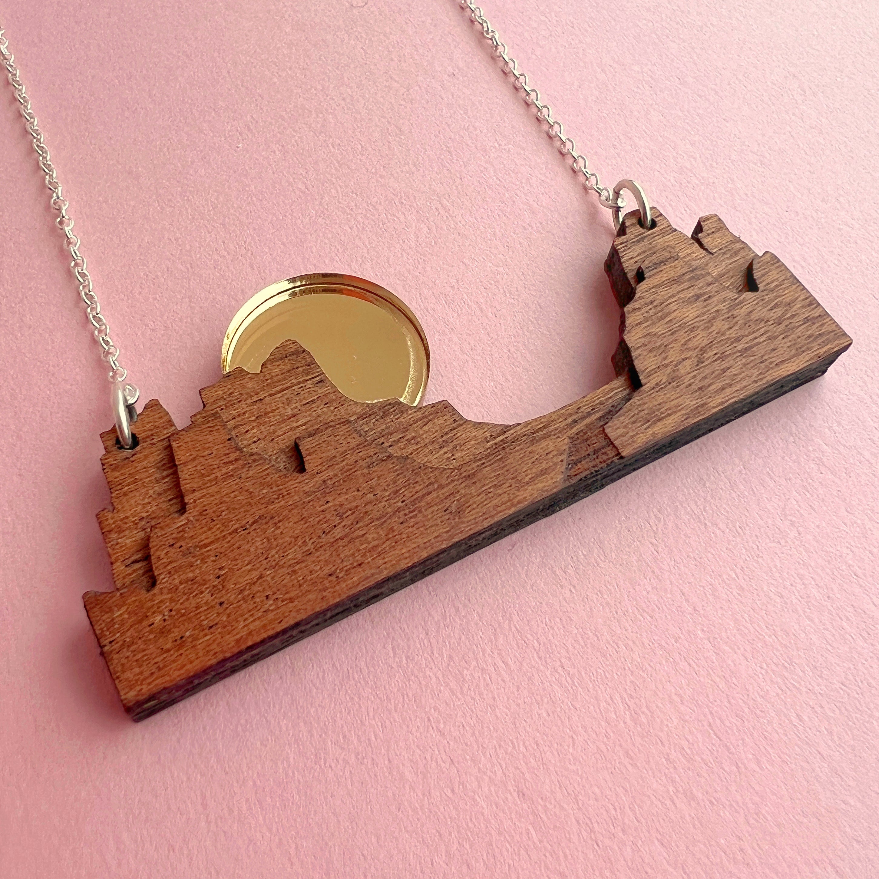 Monument Valley Sunset Necklace - Tiny Scenic