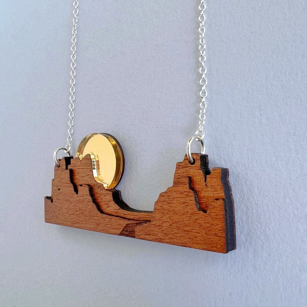 Monument Valley Sunset Necklace - Tiny Scenic